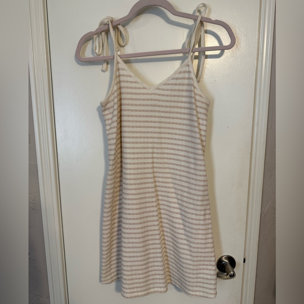 Madewell Striped Sleeveless Dress